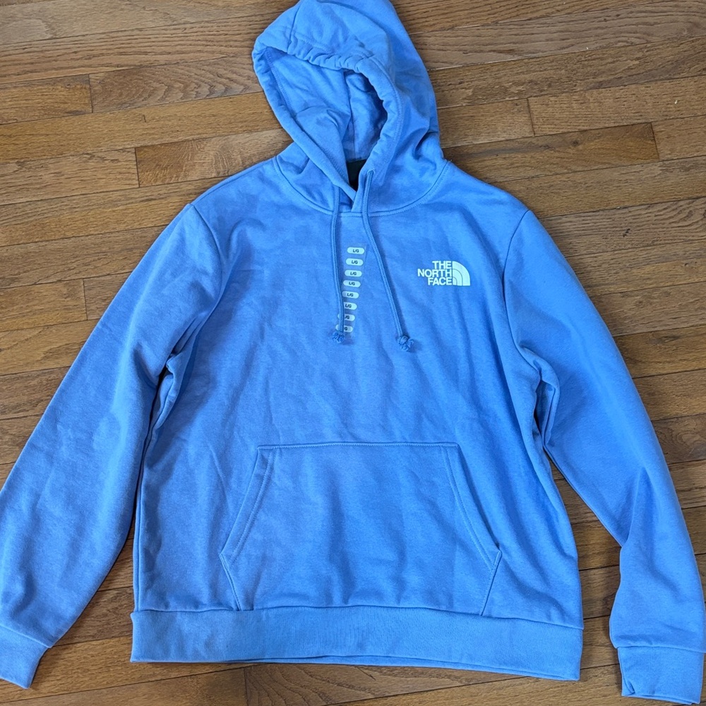 New! The North Face Evolution Peaks Women's Blue Hoodie - Picture 6 of 7